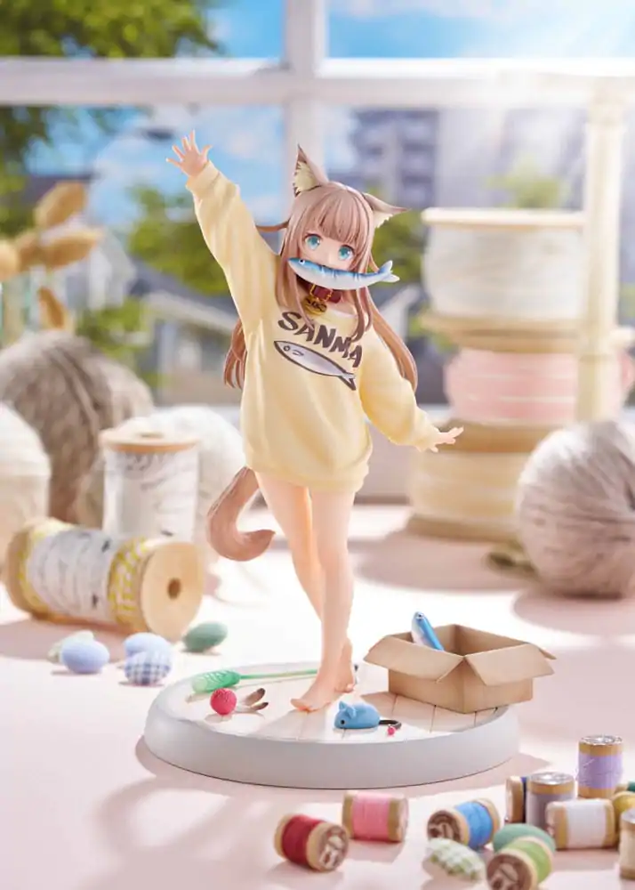 My Cat Is a Kawaii Girl 1/6 Kinako Play With Ver. AmiAmi szobor figura Limitált kiadás 21 cm termékfotó