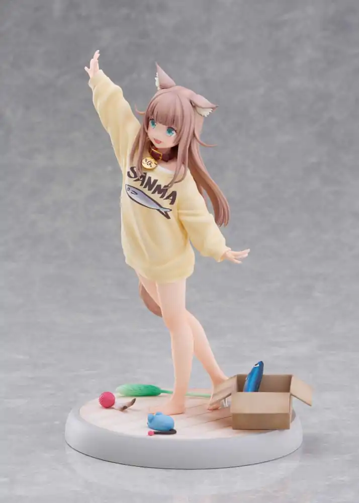 My Cat Is a Kawaii Girl 1/6 Kinako Play With Ver. AmiAmi szobor figura Limitált kiadás 21 cm termékfotó