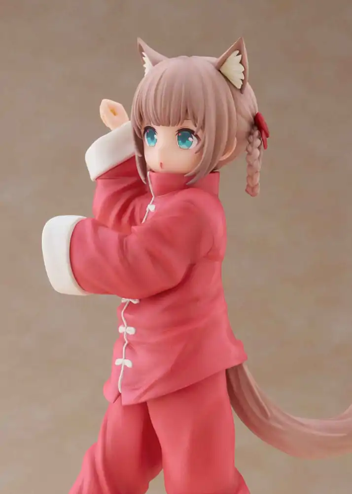 My Cat Is a Kawaii Girl Palette Dress-Up Collection Kinako Nyang fu Ver. szobor figura 15 cm termékfotó