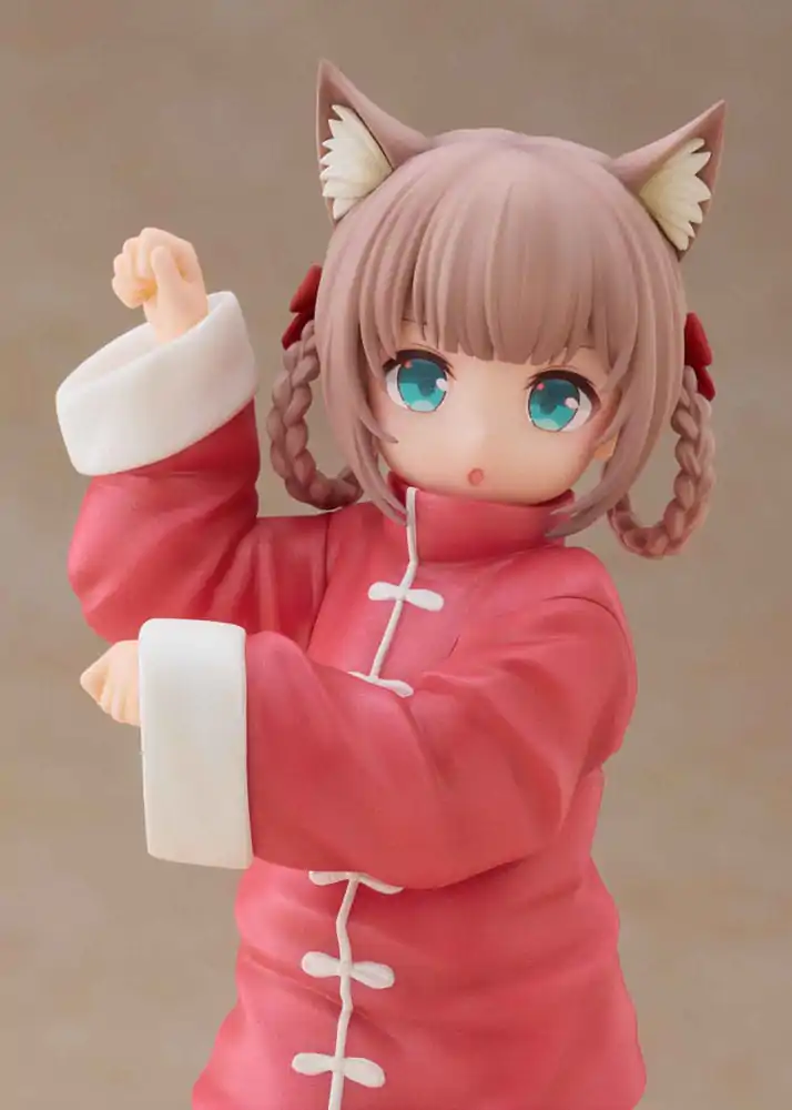 My Cat Is a Kawaii Girl Palette Dress-Up Collection Kinako Nyang fu Ver. szobor figura 15 cm termékfotó
