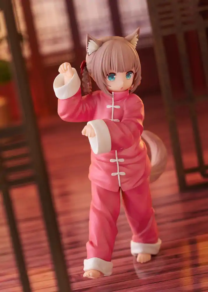 My Cat Is a Kawaii Girl Palette Dress-Up Collection Kinako Nyang fu Ver. szobor figura 15 cm termékfotó