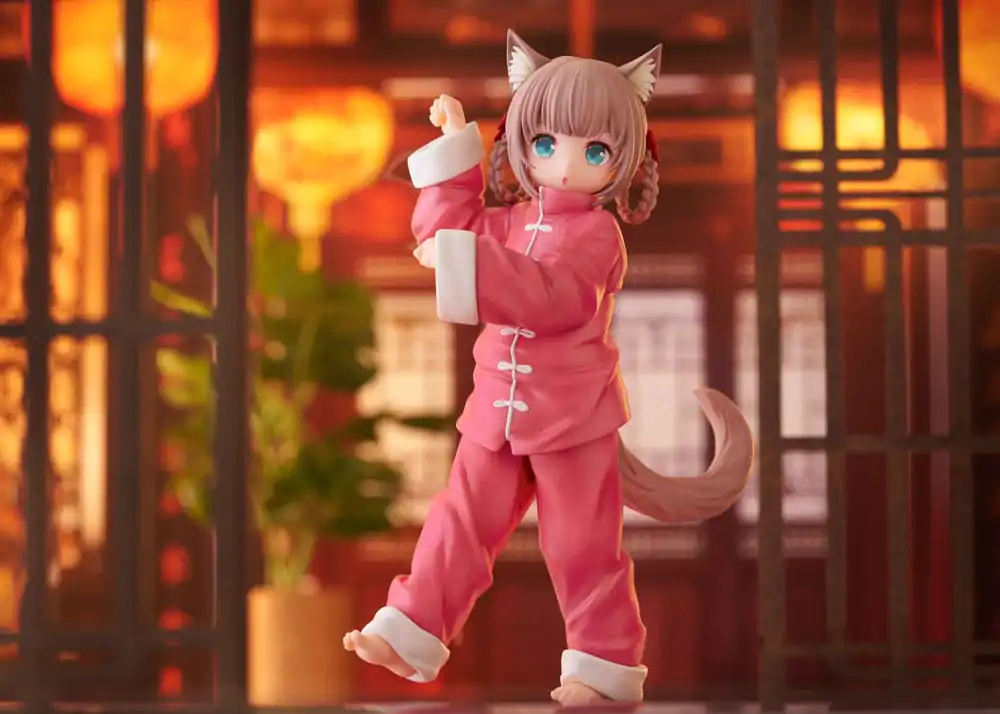 My Cat Is a Kawaii Girl Palette Dress-Up Collection Kinako Nyang fu Ver. szobor figura 15 cm termékfotó