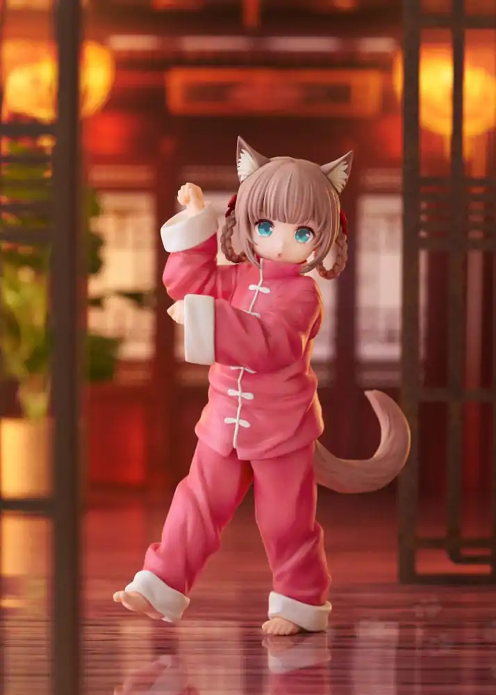 My Cat Is a Kawaii Girl Palette Dress-Up Collection Kinako Nyang fu Ver. szobor figura 15 cm termékfotó