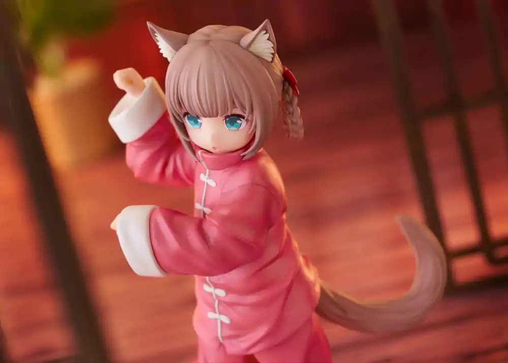 My Cat Is a Kawaii Girl Palette Dress-Up Collection Kinako Nyang fu Ver. szobor figura 15 cm termékfotó