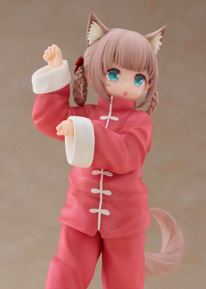My Cat Is a Kawaii Girl Palette Dress-Up Collection Kinako Nyang fu Ver. szobor figura 15 cm termékfotó