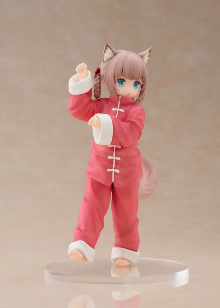 My Cat Is a Kawaii Girl Palette Dress-Up Collection Kinako Nyang fu Ver. szobor figura 15 cm termékfotó
