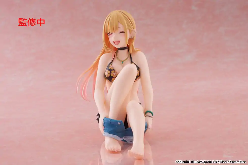 My Dress-Up Darling Desktop Cute Figure Marin Kitagawa méretd Swimsuit Ver. PVC szobor figura 13 cm termékfotó
