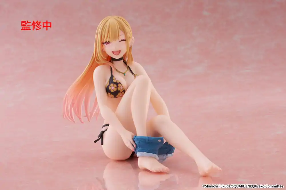 My Dress-Up Darling Desktop Cute Figure Marin Kitagawa méretd Swimsuit Ver. PVC szobor figura 13 cm termékfotó