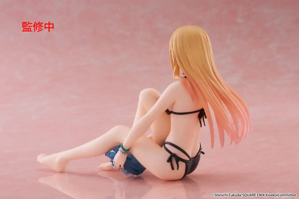 My Dress-Up Darling Desktop Cute Figure Marin Kitagawa méretd Swimsuit Ver. PVC szobor figura 13 cm termékfotó