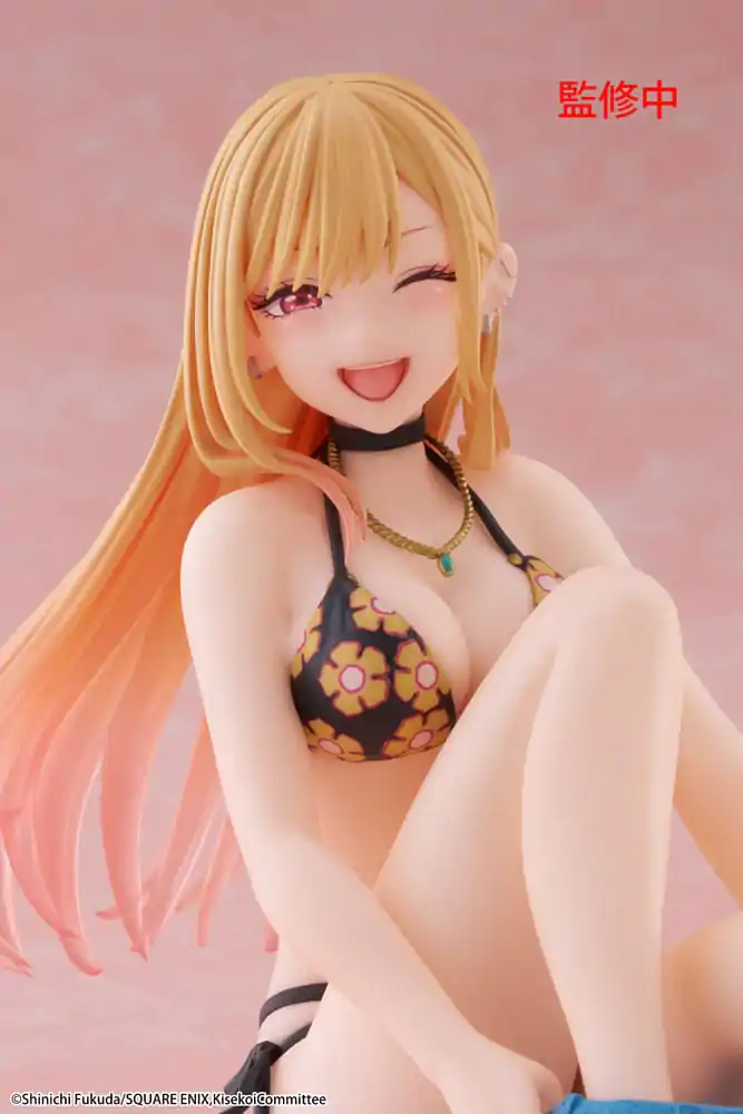 My Dress-Up Darling Desktop Cute Figure Marin Kitagawa méretd Swimsuit Ver. PVC szobor figura 13 cm termékfotó