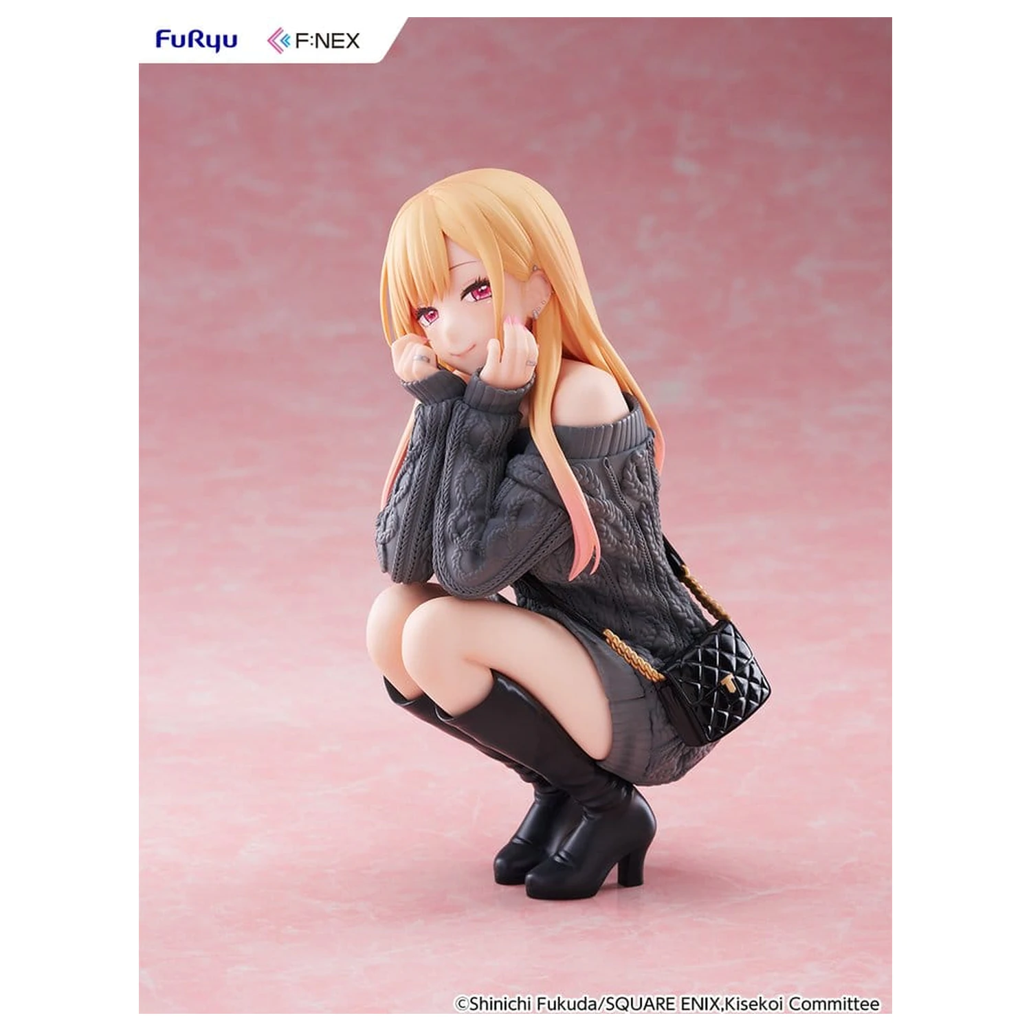 My Dress-Up Darling F:NEX 1/6 Marin Kitagawa knit Ver. PVC figura 16 cm termékfotó