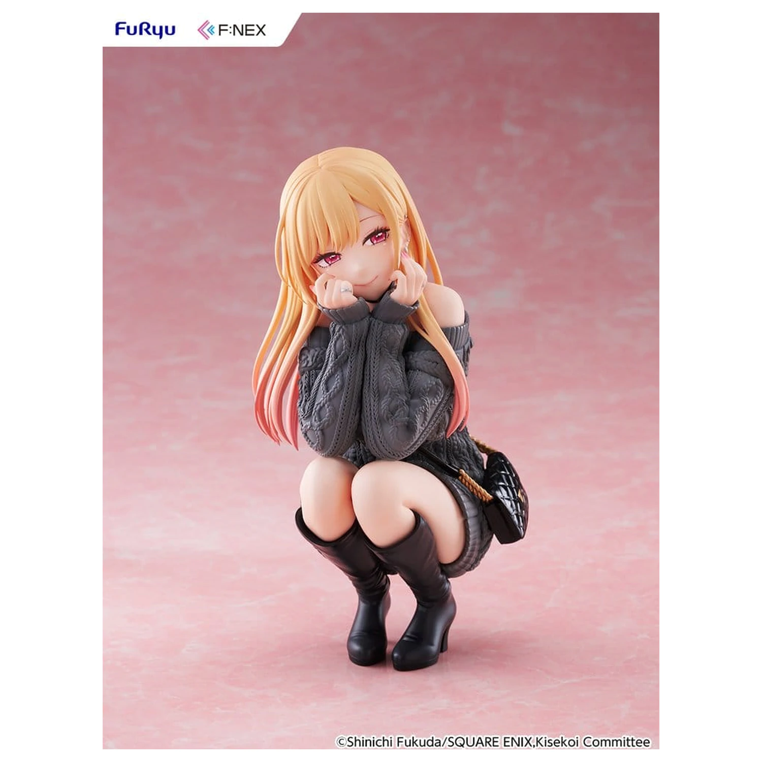 My Dress-Up Darling F:NEX 1/6 Marin Kitagawa knit Ver. PVC figura 16 cm termékfotó