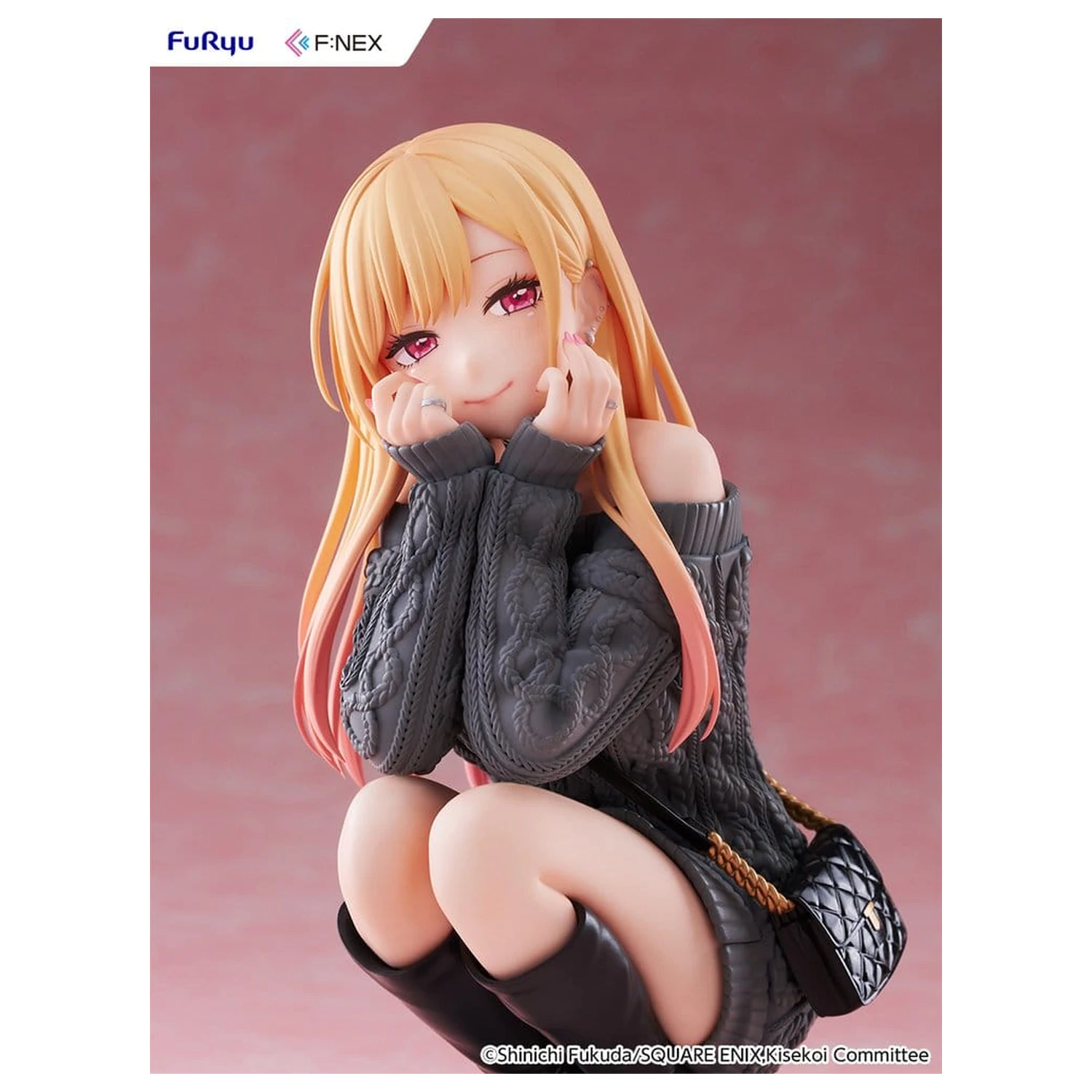 My Dress-Up Darling F:NEX 1/6 Marin Kitagawa knit Ver. PVC figura 16 cm termékfotó