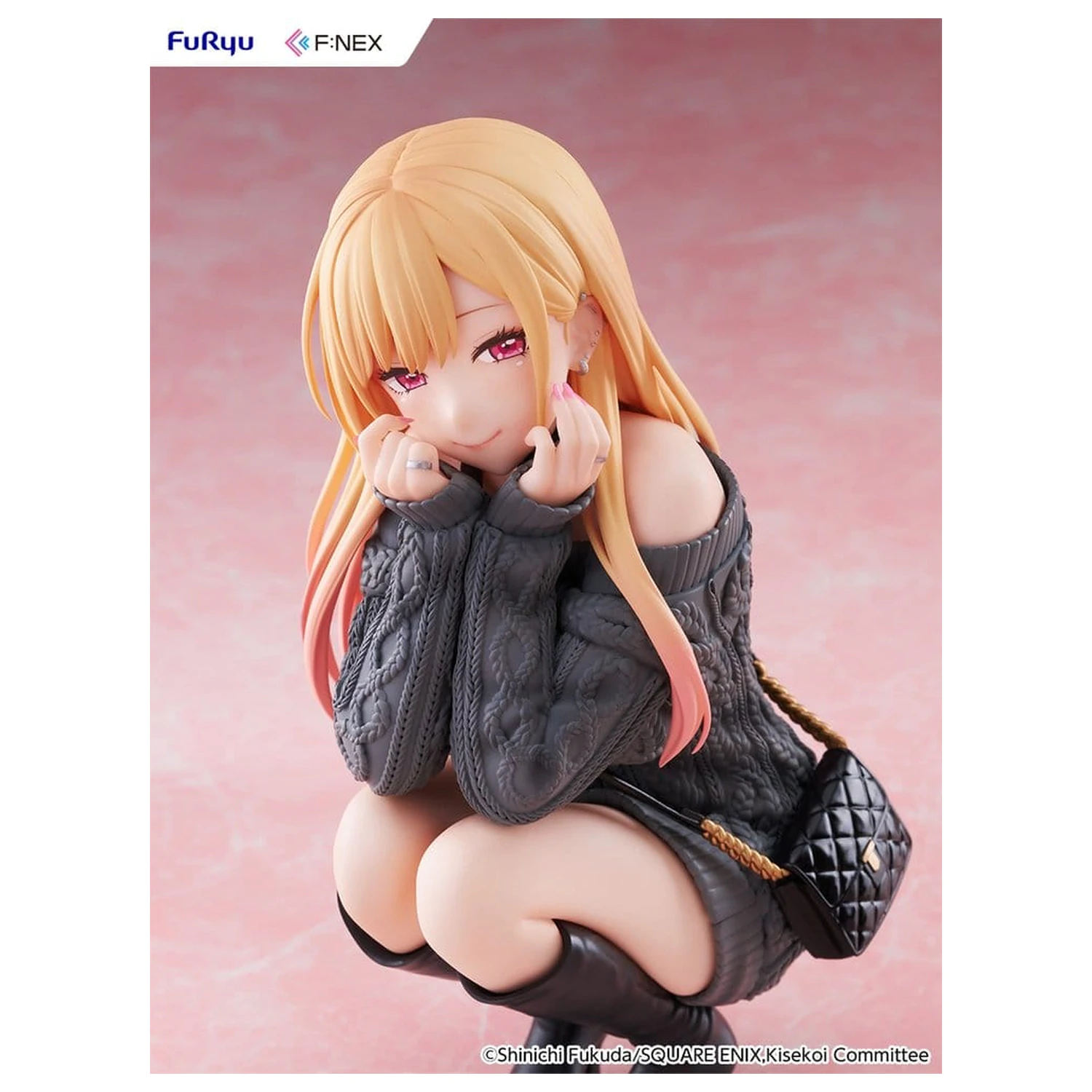 My Dress-Up Darling F:NEX 1/6 Marin Kitagawa knit Ver. PVC figura 16 cm termékfotó