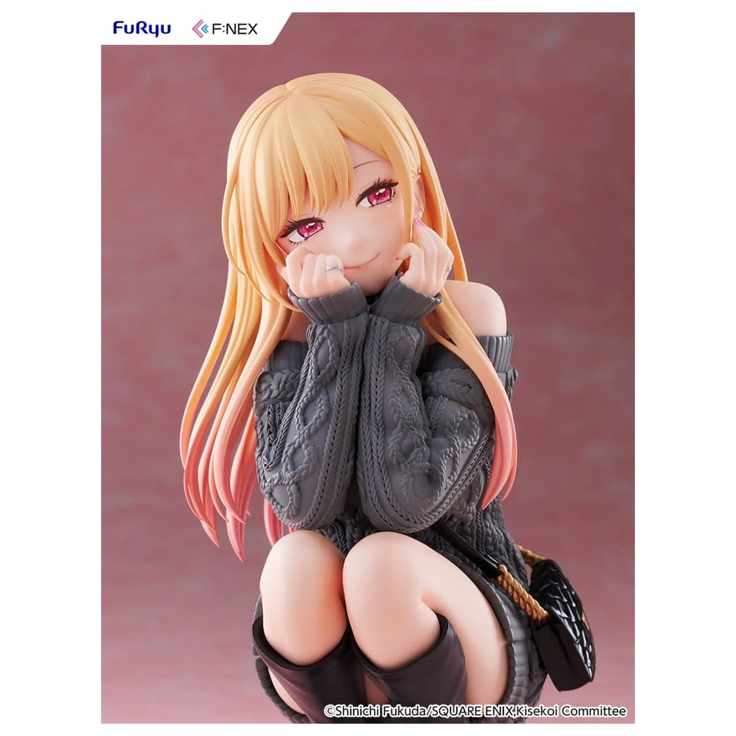 My Dress-Up Darling F:NEX 1/6 Marin Kitagawa knit Ver. PVC figura 16 cm termékfotó