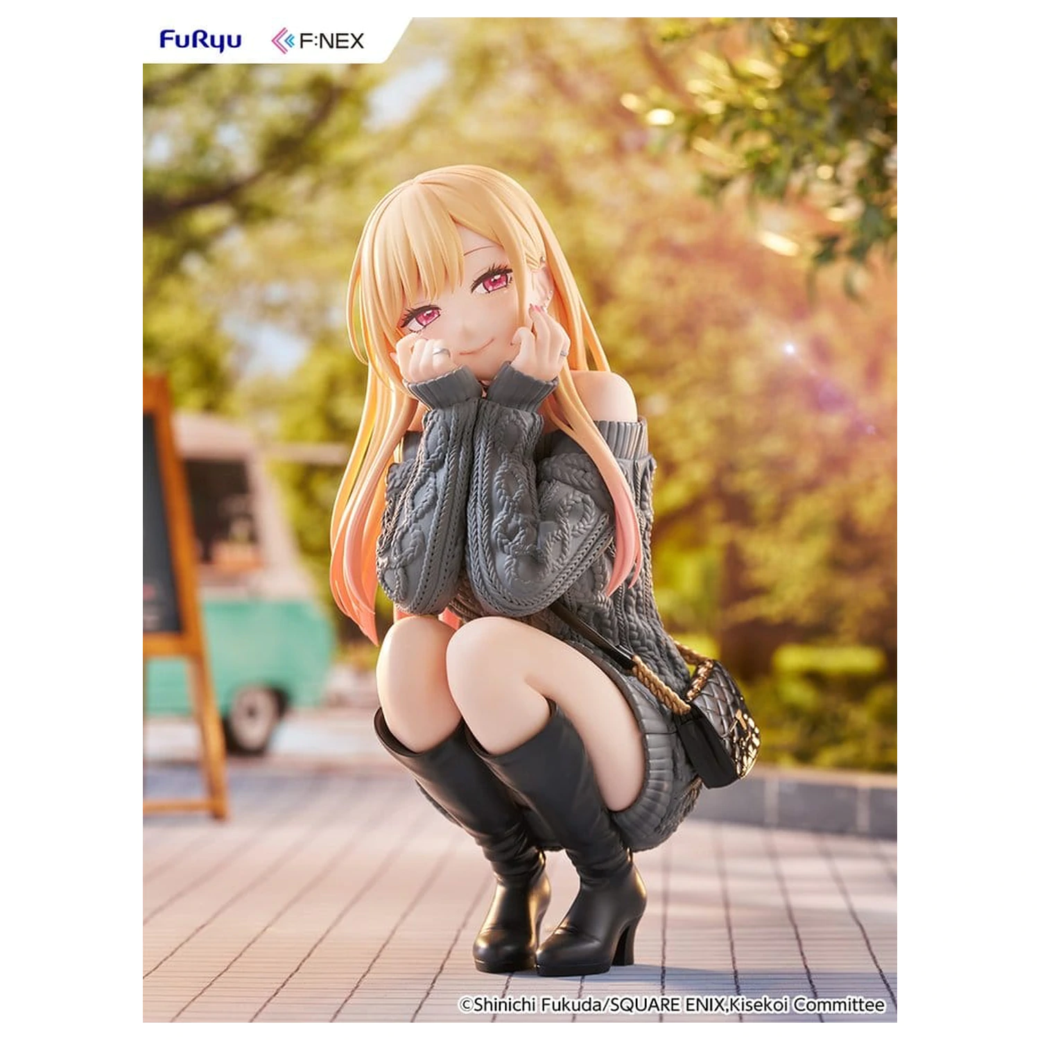 My Dress-Up Darling F:NEX 1/6 Marin Kitagawa knit Ver. PVC figura 16 cm termékfotó