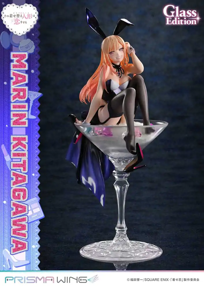 My Dress-Up Darling Prisma Wing 1/7 Marin Kitagawa Glass Edition PVC szobor figura 29 cm termékfotó