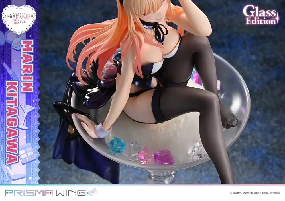 My Dress-Up Darling Prisma Wing 1/7 Marin Kitagawa Glass Edition PVC szobor figura 29 cm termékfotó