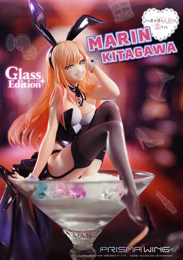 My Dress-Up Darling Prisma Wing 1/7 Marin Kitagawa Glass Edition PVC szobor figura 29 cm termékfotó