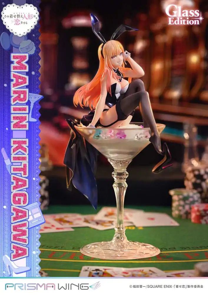 My Dress-Up Darling Prisma Wing 1/7 Marin Kitagawa Glass Edition PVC szobor figura 29 cm termékfotó