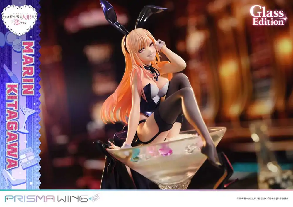 My Dress-Up Darling Prisma Wing 1/7 Marin Kitagawa Glass Edition PVC szobor figura 29 cm termékfotó