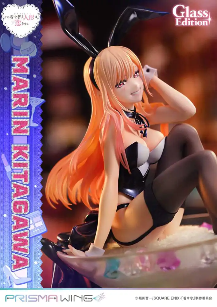 My Dress-Up Darling Prisma Wing 1/7 Marin Kitagawa Glass Edition PVC szobor figura 29 cm termékfotó
