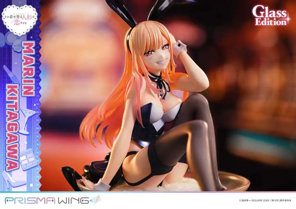 My Dress-Up Darling Prisma Wing 1/7 Marin Kitagawa Glass Edition PVC szobor figura 29 cm termékfotó