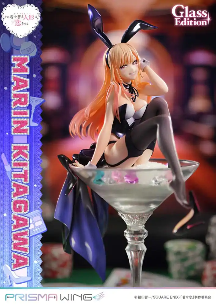 My Dress-Up Darling Prisma Wing 1/7 Marin Kitagawa Glass Edition PVC szobor figura 29 cm termékfotó
