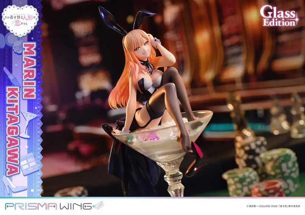 My Dress-Up Darling Prisma Wing 1/7 Marin Kitagawa Glass Edition PVC szobor figura 29 cm termékfotó