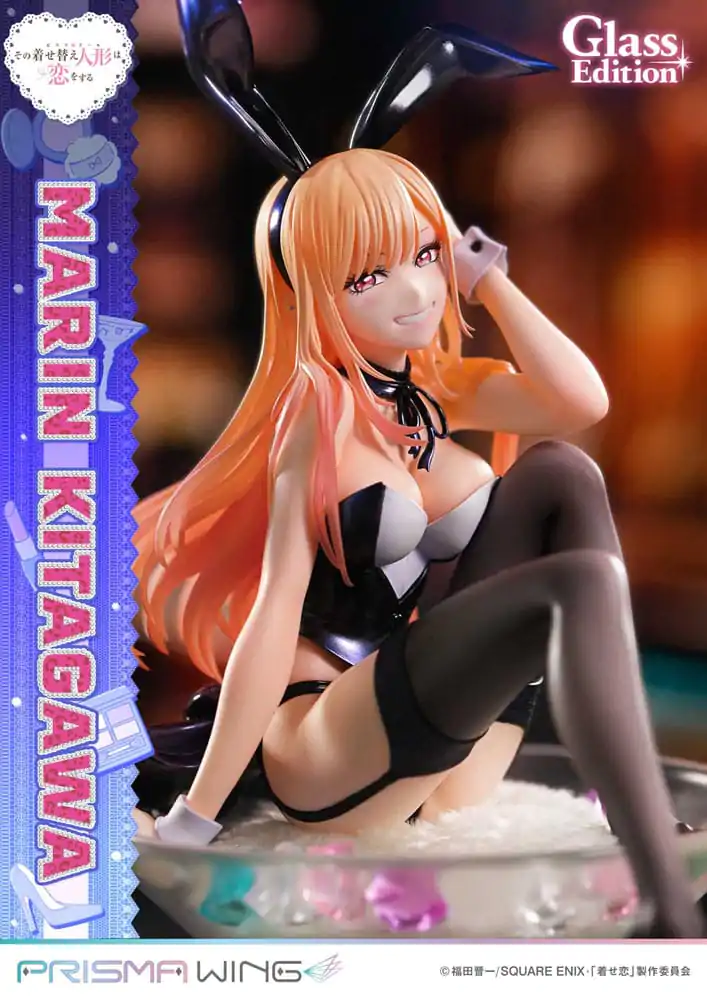 My Dress-Up Darling Prisma Wing 1/7 Marin Kitagawa Glass Edition PVC szobor figura 29 cm termékfotó