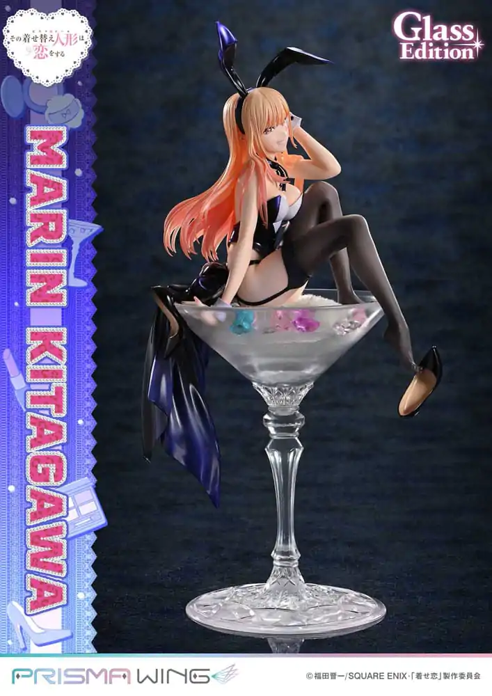 My Dress-Up Darling Prisma Wing 1/7 Marin Kitagawa Glass Edition PVC szobor figura 29 cm termékfotó