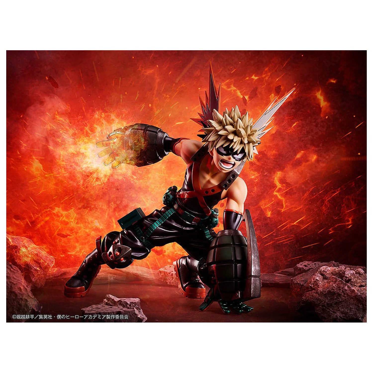My Hero Academia 1/4 Katsuki Bakugo: Metallic Ver. PVC szobor figura 31 cm termékfotó