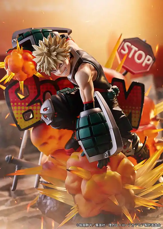 My Hero Academia 1/7 Katsuki Bakugo: Great Explosion Murder God Dynamight PVC szobor figura 25 cm termékfotó