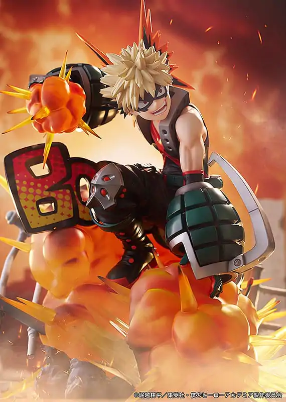 My Hero Academia 1/7 Katsuki Bakugo: Great Explosion Murder God Dynamight PVC szobor figura 25 cm termékfotó