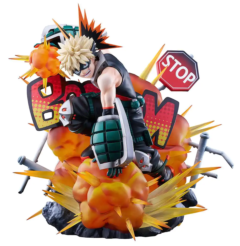 My Hero Academia 1/7 Katsuki Bakugo: Great Explosion Murder God Dynamight PVC szobor figura 25 cm termékfotó