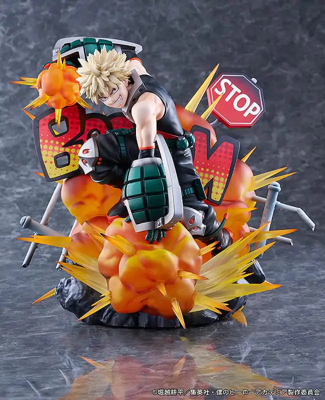 My Hero Academia 1/7 Katsuki Bakugo: Great Explosion Murder God Dynamight PVC szobor figura 25 cm termékfotó