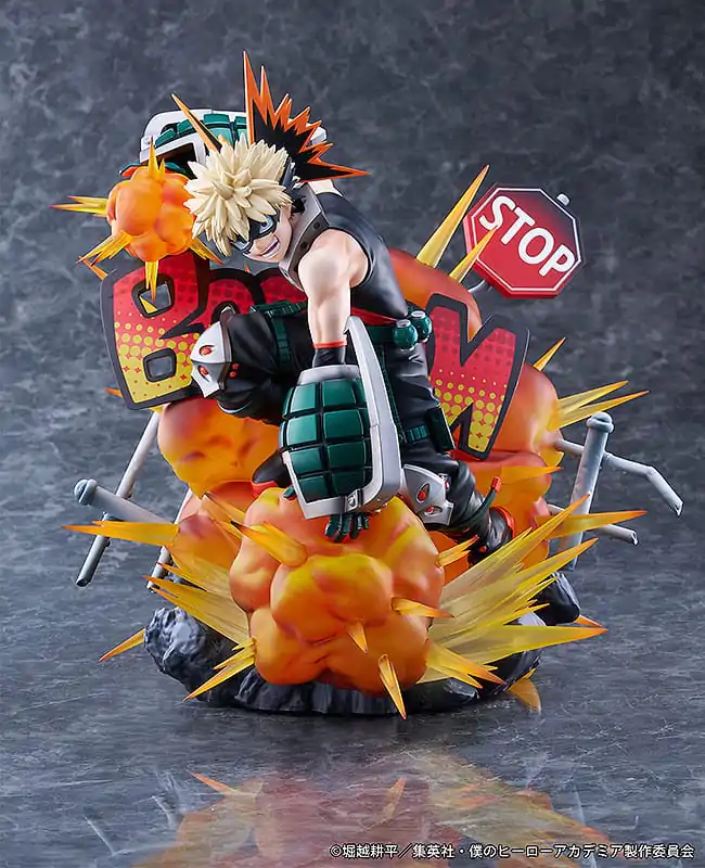 My Hero Academia 1/7 Katsuki Bakugo: Great Explosion Murder God Dynamight PVC szobor figura 25 cm termékfotó