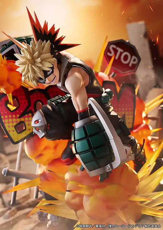 My Hero Academia 1/7 Katsuki Bakugo: Great Explosion Murder God Dynamight PVC szobor figura 25 cm termékfotó