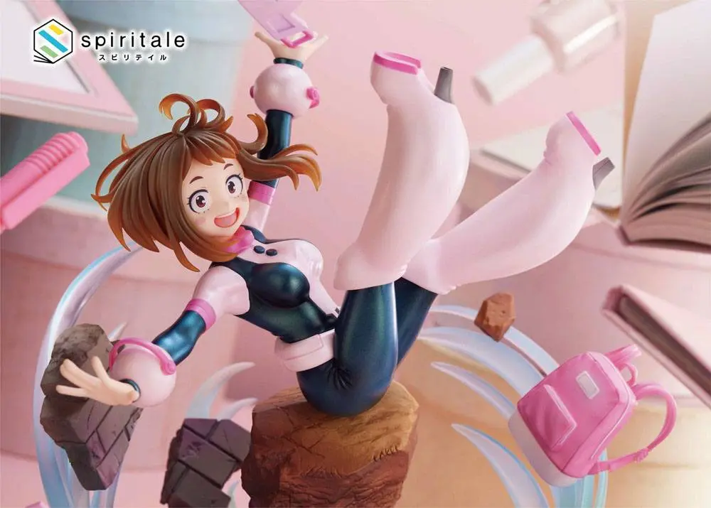 My Hero Academia 1/7 Ochaco Uraraka Zero Gravity PVC szobor figura 28 cm termékfotó