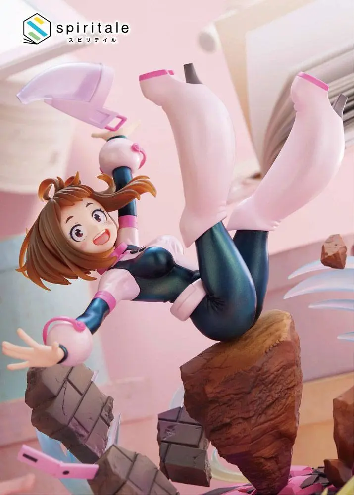 My Hero Academia 1/7 Ochaco Uraraka Zero Gravity PVC szobor figura 28 cm termékfotó