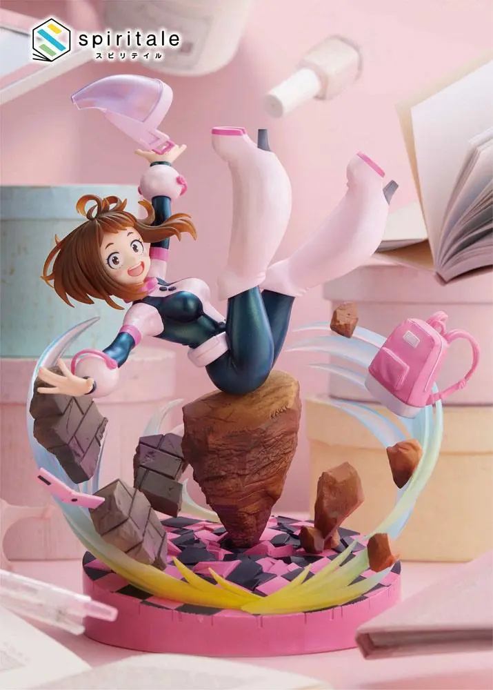 My Hero Academia 1/7 Ochaco Uraraka Zero Gravity PVC szobor figura 28 cm termékfotó