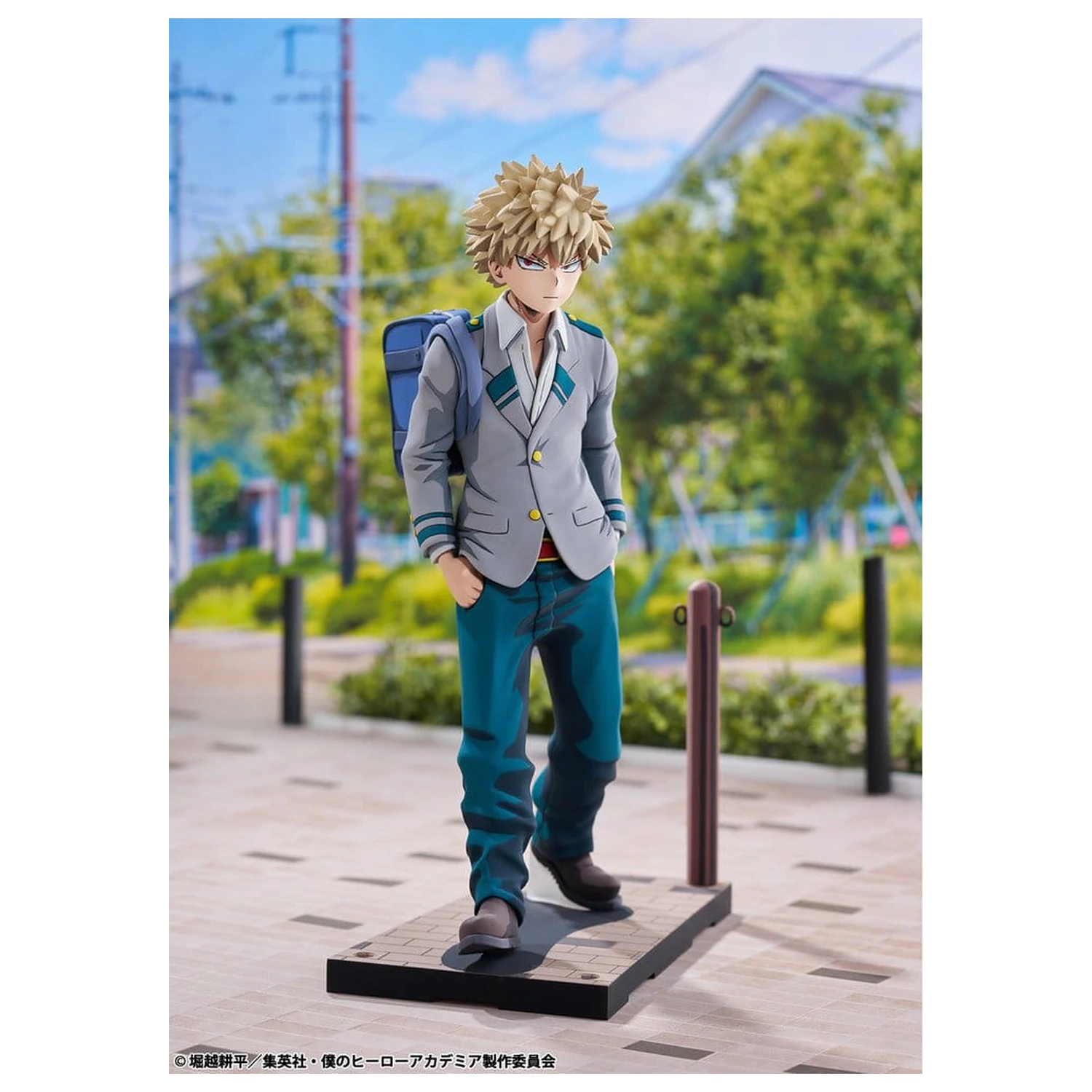 My Hero Academia 1/8 Katsuki Bakugo U.A. High School Uniform 2Dimensioning version PVC figura 23 cm termékfotó