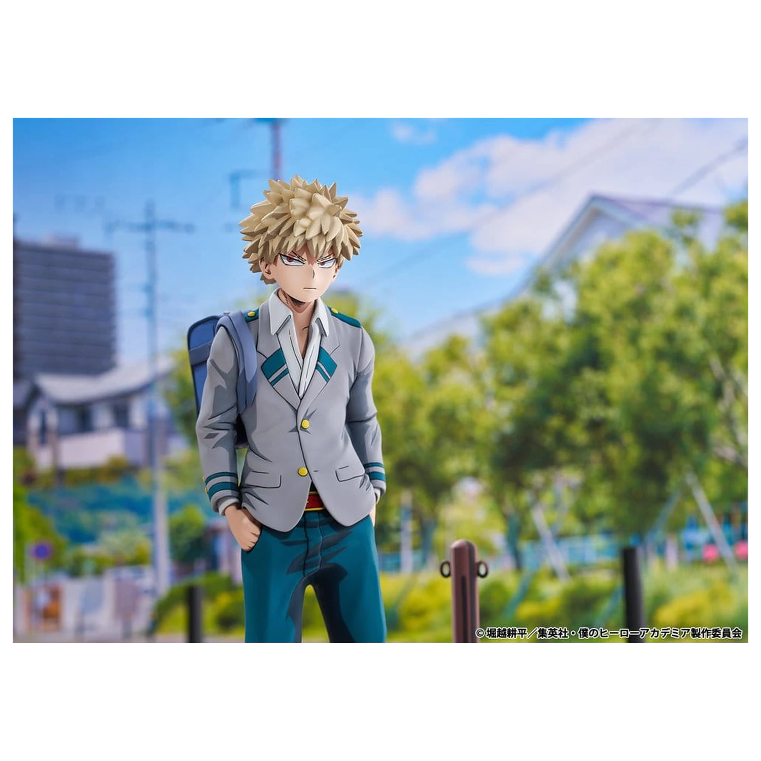 My Hero Academia 1/8 Katsuki Bakugo U.A. High School Uniform 2Dimensioning version PVC figura 23 cm termékfotó