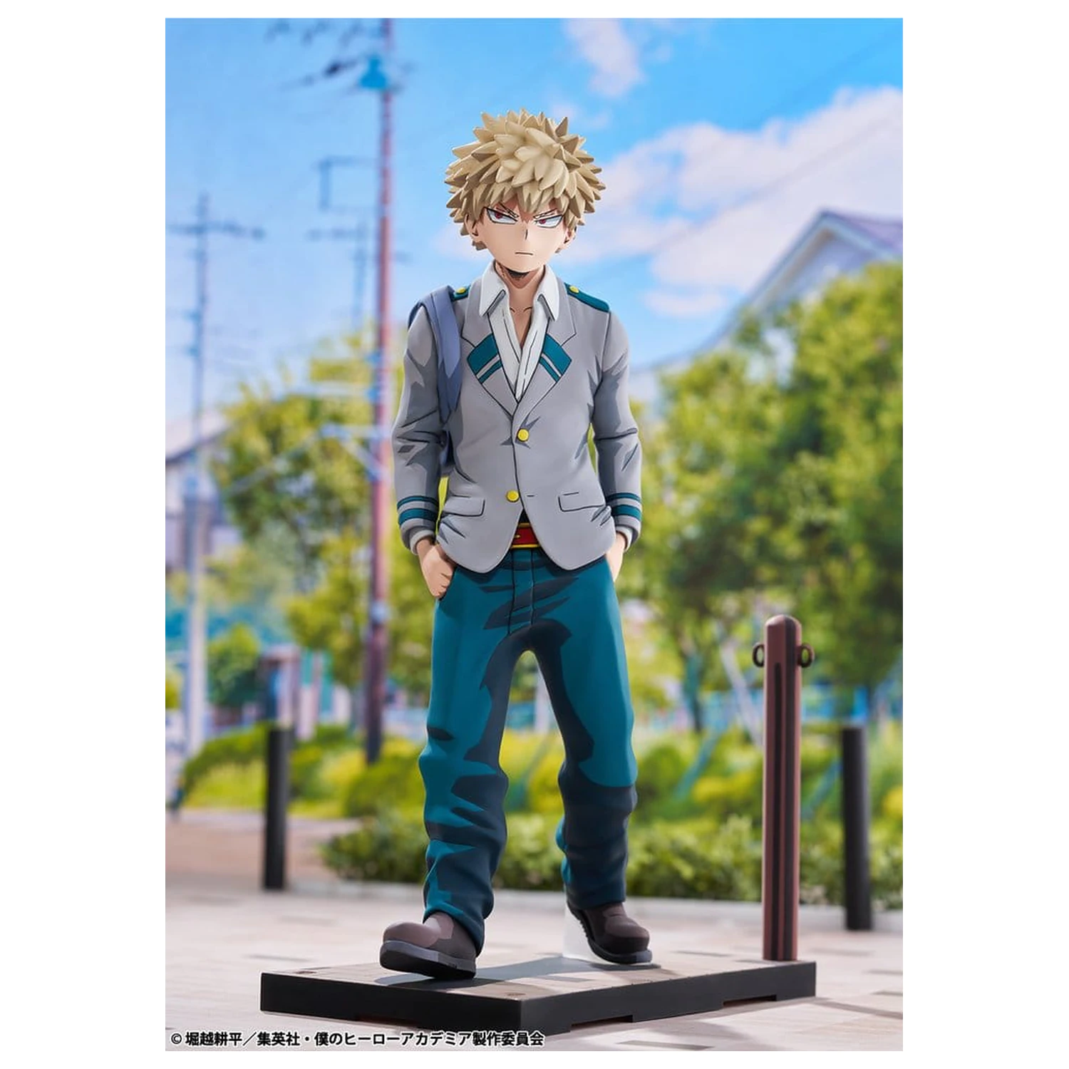 My Hero Academia 1/8 Katsuki Bakugo U.A. High School Uniform 2Dimensioning version PVC figura 23 cm termékfotó