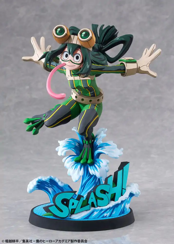 My Hero Academia 1/8 Tsuyu Asui Hero Suit 2D Ver. PVC szobor figura 20 cm termékfotó