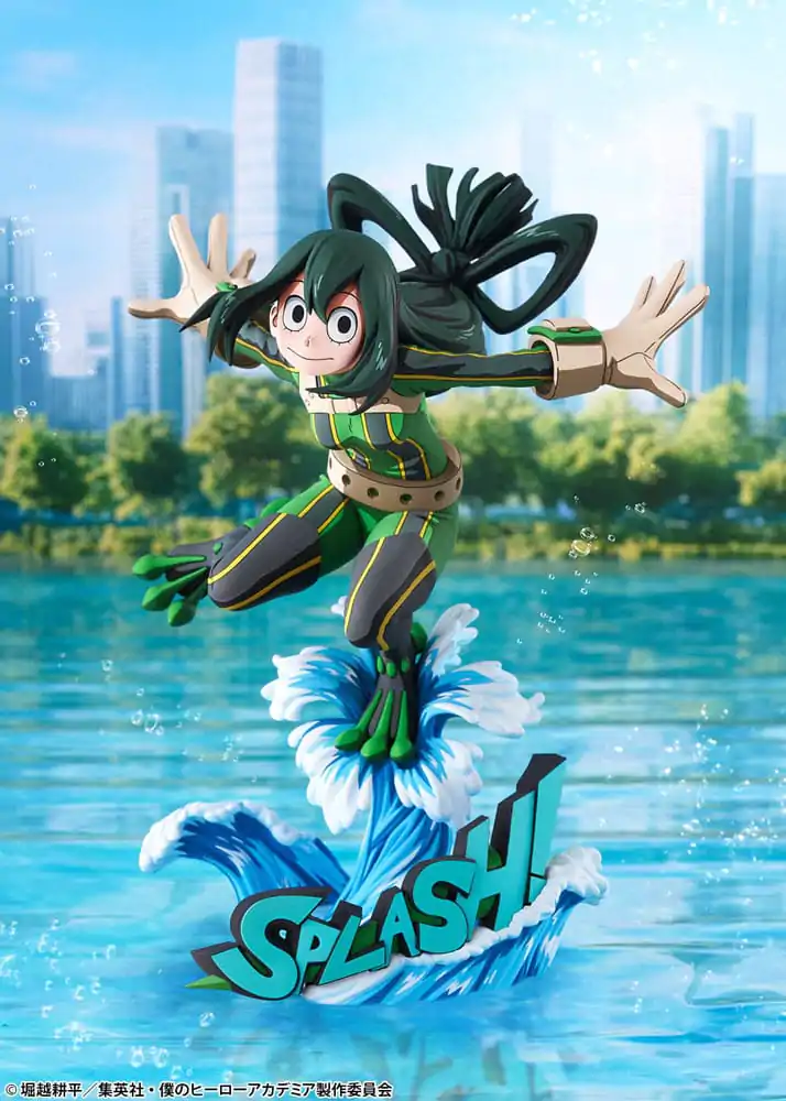 My Hero Academia 1/8 Tsuyu Asui Hero Suit 2D Ver. PVC szobor figura 20 cm termékfotó