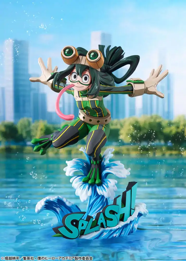 My Hero Academia 1/8 Tsuyu Asui Hero Suit 2D Ver. PVC szobor figura 20 cm termékfotó