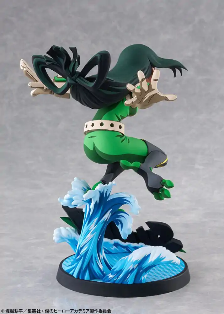 My Hero Academia 1/8 Tsuyu Asui Hero Suit 2D Ver. PVC szobor figura 20 cm termékfotó