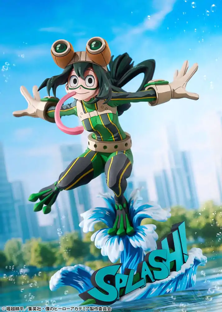 My Hero Academia 1/8 Tsuyu Asui Hero Suit 2D Ver. PVC szobor figura 20 cm termékfotó