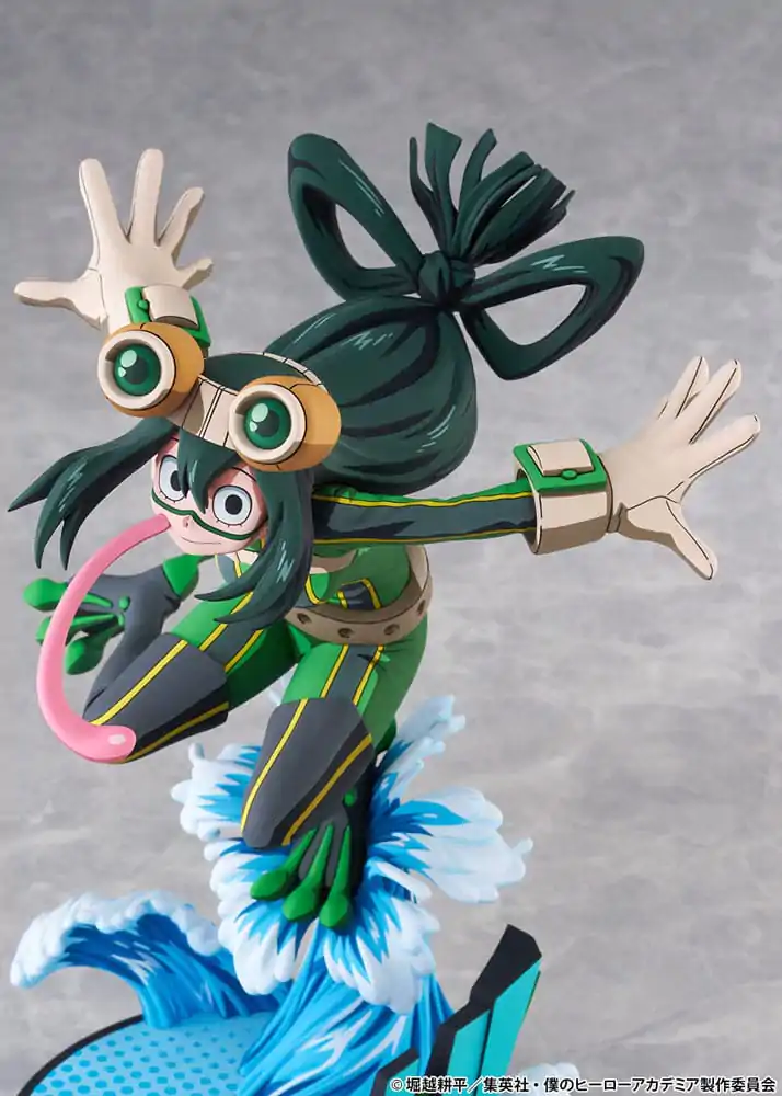 My Hero Academia 1/8 Tsuyu Asui Hero Suit 2D Ver. PVC szobor figura 20 cm termékfotó